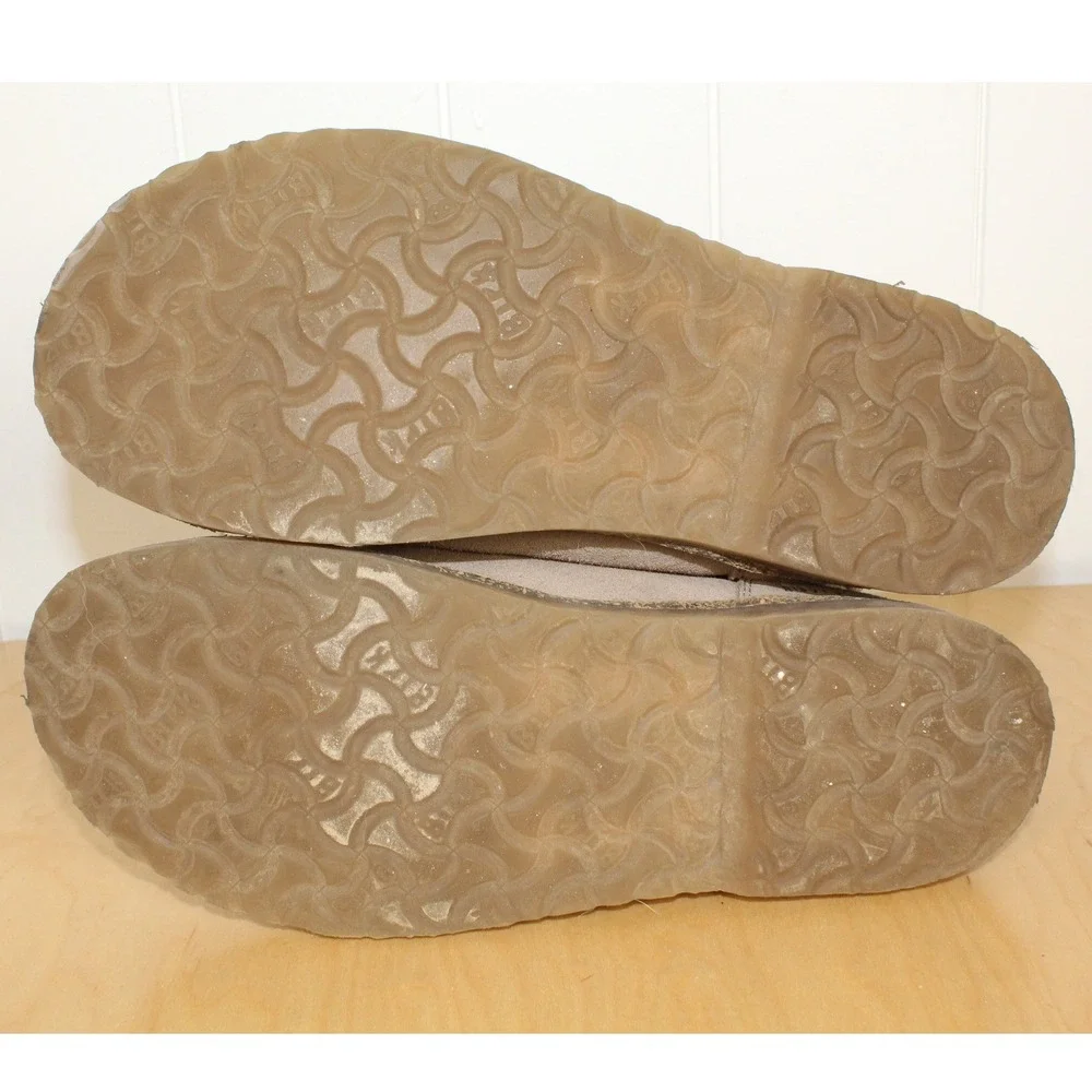 Birkenstock Uppsala Shearling Suede Leather in Desert Dust Gray Taupe Size 42/10